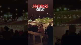 Helsinki Christmas Market Walk 2019 travel helsinki myhelsinki [upl. by Oiraved]