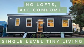 No lofts all comfort in this quality single level tiny house [upl. by Ruthy]