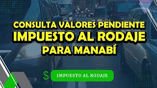 Consulta tus Valores Pendientes a Pagar en CEM Vial – Rodaje Provincial de Manabí [upl. by Chita]