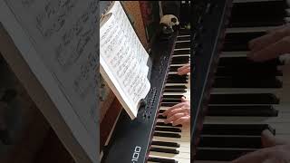 J S Bach Prelude 17 BWV 886 closing bars [upl. by Melleta]