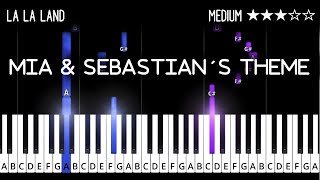 La La Land  Mia amp Sebastians Theme  EASY Piano Tutorial [upl. by Assela283]