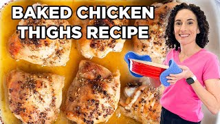 Super Easy amp Juicy Baked Chicken Recipe  ChazsCuisines [upl. by Seadon]