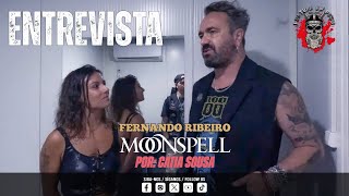 Entrevista com Fernando do Moonspell  Milagre Metaleiro Open Air [upl. by Denna]