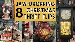 8 DIY Christmas Decor Projects Using Inexpensive Thrift Store Finds [upl. by Tessil]