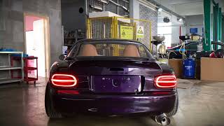 Mazda Miata NB Sequential LED Tail Lights by CarbonMiata [upl. by Kopple]