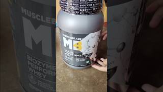 Protein powder Unboxing video 🤩😵‍💫💪🏻shorts trending unboxing [upl. by Aicsila]