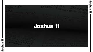 Joshua 11 Bible Reading  NIV [upl. by Bathilda]