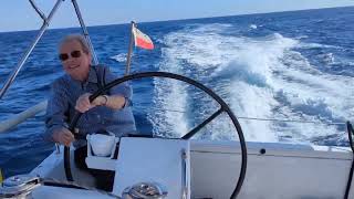 Nana steering Dynamo at 14 knots October 26 2024 [upl. by Arraik297]