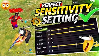 2024  BEST SENSITIVITY  FOR HEADSHOT  FREE FIRE SECRET 200 SENSITIVITY playgalaxy [upl. by Berga]