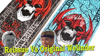 POWELL PERALTA Per Welinder skateboard deck REISSUE vs ORIGINAL [upl. by Otecina]