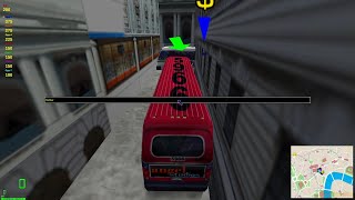 Midtown Madness 2  Singleplayer CNR  City Bus Chaotically Busted [upl. by Avalsorim]