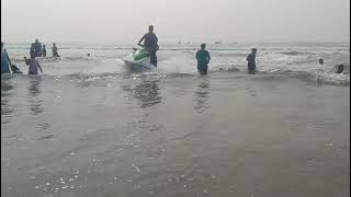 me and my bro enjoying motor boat at alibaug beach [upl. by Atilegna]