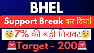 BHEL LTD SHARE LATEST NEWS TODAY  BHEL share price BHEL SHARE TARGET [upl. by Ihcur689]