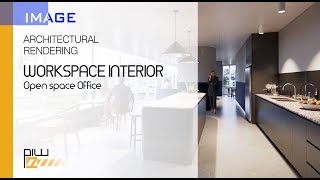 Slideshow of Workspace Interior Architectural Rendering Image [upl. by Ahtelahs116]