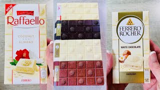 Fill Chocolate Platter with Me 🍫 ASMR  Ferrero Rocher and Raffaello chocolate😍 [upl. by Saito]