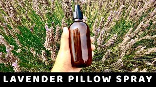 DIY LAVENDER PILLOW SPRAY  Frey and Maria [upl. by Annat]