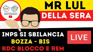 INPS SI SBILANCIA BIS CONFERMATO con REM BONUS BUONI AFFITTO e SPESA  PAGAMENTI REM e RDC BLOCCATI [upl. by Tallula]