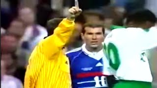 Arturo Brizio expulsa a Zidane Francia 1998 [upl. by Gaskill]