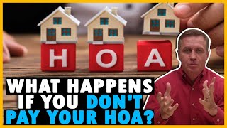 What happens if you dont pay your homeowners association HOA fees or fines [upl. by Farrington981]