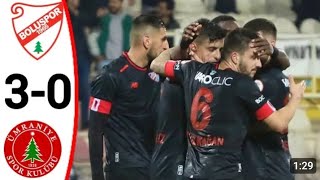 Boluspor 30 Ümraniyespor Trendyol 1lig mac Özeti [upl. by Marcellina]