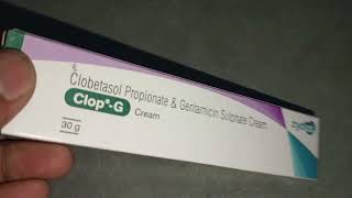 Clobetasol Propionate amp Gentamicin Sulphate Cream Uses In Hindi  Clop  G Cream Uses amp Side Effect [upl. by Lesko]