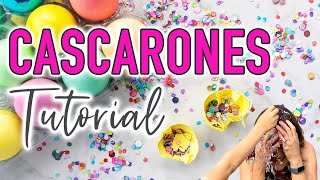 CASCARONES  How to Make Confetti Eggs  Cascarones Tutorial [upl. by Hacissej796]