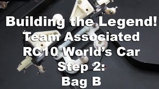 Associated RC10 Worlds Review The Front End Bag B [upl. by Enairda]