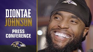 Diontae Johnson on Playing His Former Team  Baltimore Ravens [upl. by Ennaitak]