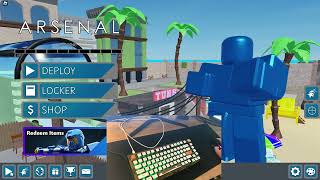 Destroying servers with Handcam Roblox Arsenal [upl. by Joleen906]