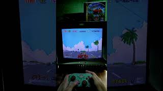 Outrun Sega Saturn Sony PVM 14M4E CRT Monitor [upl. by Nessej]