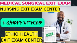 NURSING EXIT EXAM QUESTIONSMEDICAL SURGICAL NURSING COC EXAM [upl. by Nylrem]