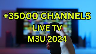 Updated USA M3U Playlist 35000 Live TV Channels [upl. by Yatnahs]