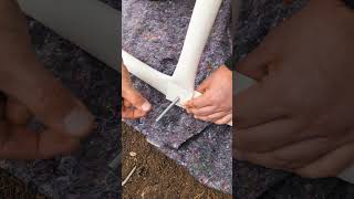 Crea una cupola geodetica con dei tubi di PVC e avrai una mini casa Shorts [upl. by Erika196]