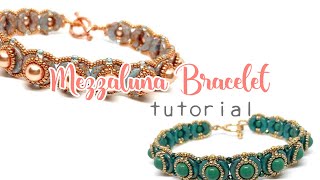 Mezzaluna Bracelet  Jewellery Making Tutorial [upl. by Aleyak580]