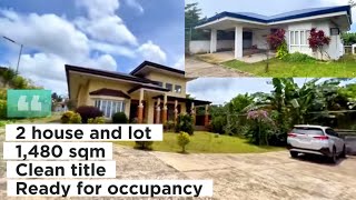 VA6424 Silang cavite 2 retirement house and lot 1480 sqm furnished  ready for occupancy [upl. by Eldnik]