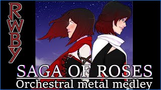 RWBY Red Like Roses All 3 Parts  Orchestral Metal Remix [upl. by Tikna]