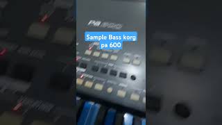 Bass Smple Korg Pa 600 [upl. by Lain358]