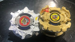 Beyblade Battle Wolborg 4 vs Rock Bison [upl. by Druce776]