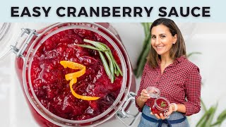 HOMEMADE Cranberry Orange Sauce [upl. by Attennhoj]