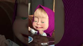 What do I feed the penguin 🤔🍜 TheFoundling MashaAndTheBear Shorts cartoonforkids kids [upl. by Akihc]