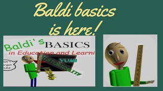 baldi basics is here  baldi basics  gameplay [upl. by Lahpos]