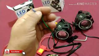 Unboxing Luces Exploradoras LED U7 Para Tu Moto [upl. by Naimed]