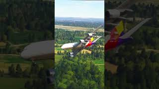 Asiana Airlines A380 Landing at Manchester Airport  Plane Spotting [upl. by Denie127]