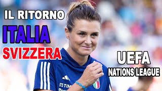 Italia femminile Vs Svizzera UEFA Nations League 2023 [upl. by Peirsen]