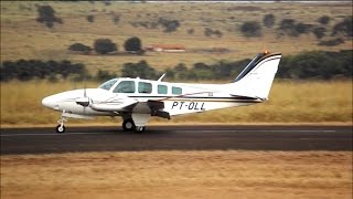 Decolagem  Beechcraft Baron 58  PTOLL [upl. by Albric461]