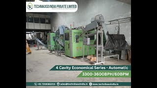 4 Cavity Economical Series Automatic PET Stretch Blowing Machine Capacity 33003600 BPH60 BPM [upl. by Perlis376]