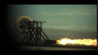 Rocket Sled  NASA RetroTech Tests Future Planetary Descents  Video [upl. by Akinal932]