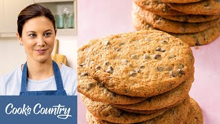 How to Make Crispy Thin Chocolate Chip Cookies [upl. by Hgieloj981]