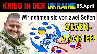 05APRIL IRRE RETTUNGSOPERATION  Ukrainischer GEGENANGRIFF rettet den Tag  UkraineKrieg [upl. by Aelem20]