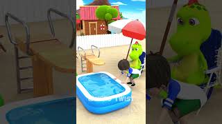 Rexiii Pushed The Pool 😂 animatedshort funnyanimation shorts animation funnyanimatmation [upl. by Goodrich137]